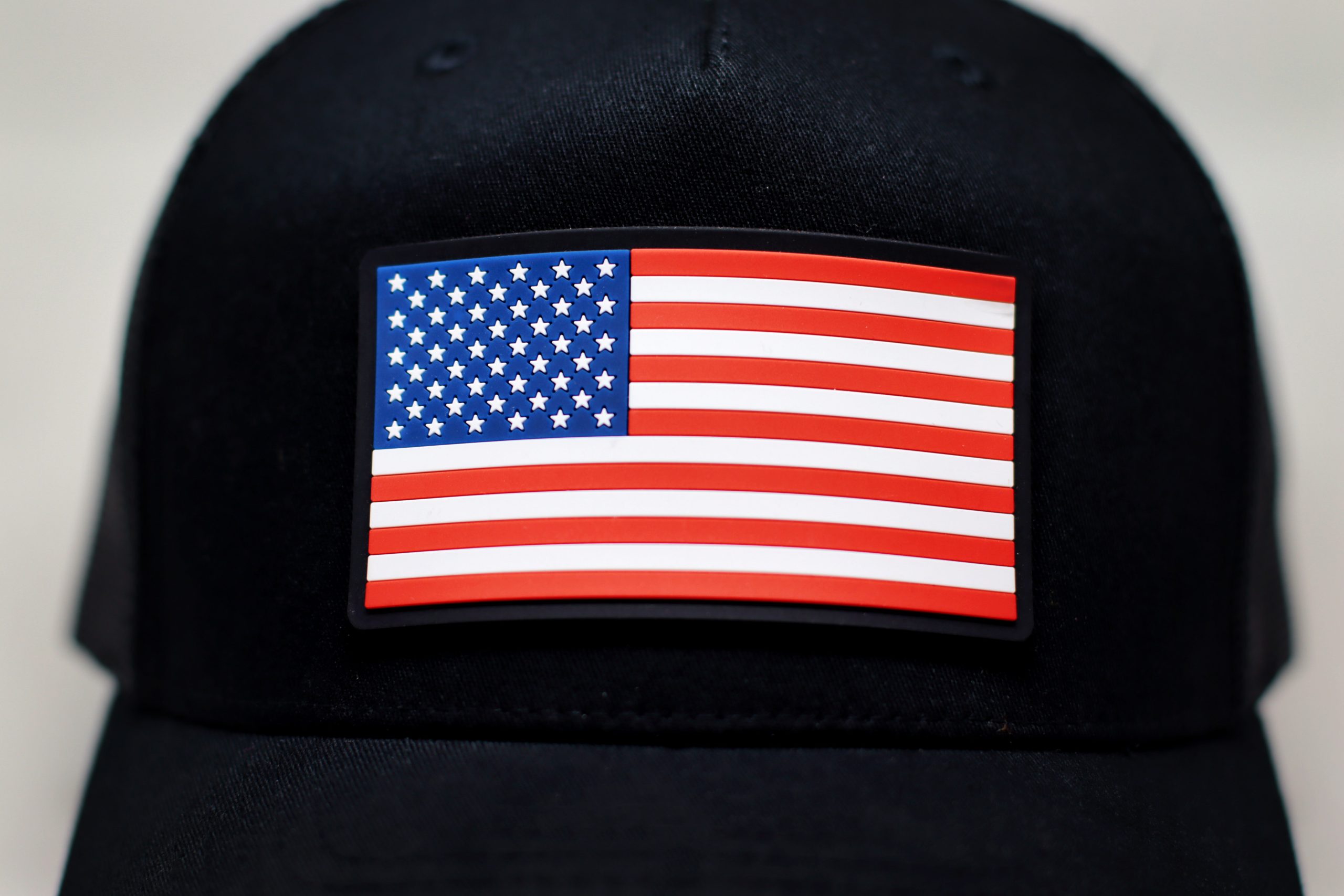 American Flag PVC Patch Hat - Image 5